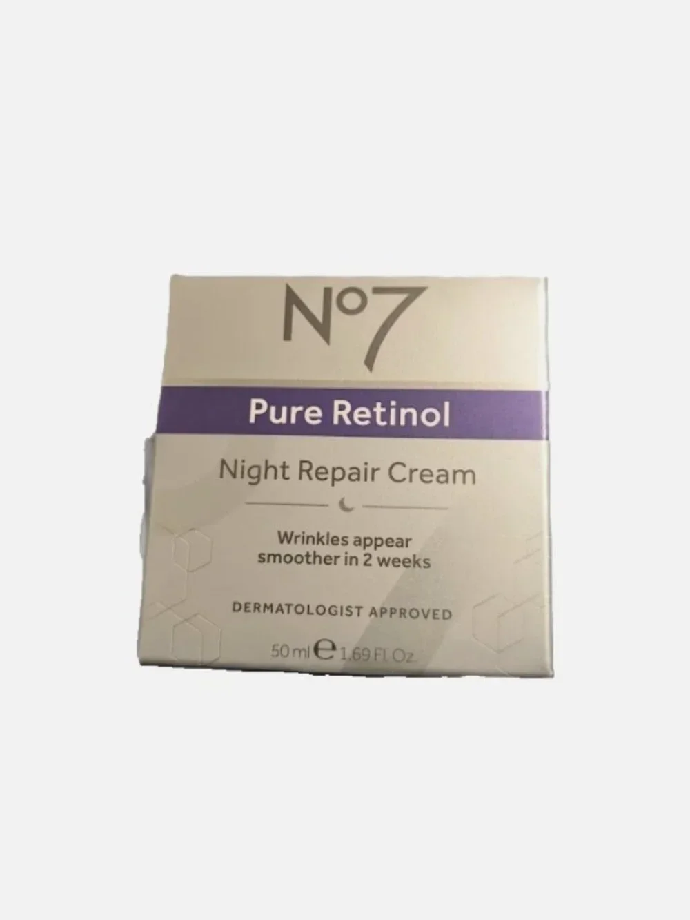 No7 Pure Retinol Night Repair Cream 1.69 fl oz Fragrance Free